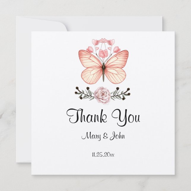 Carte Graine de Merci papillon (Devant)