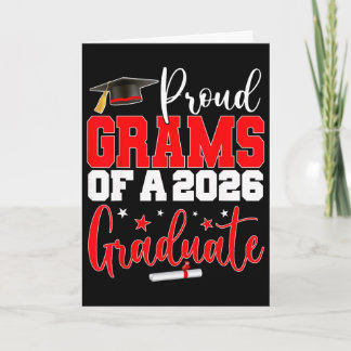 Carte Grams Senior 2026 Fiers Grams D'une Promotion De 2