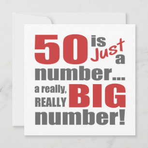 Carte Grand 50e anniversaire
