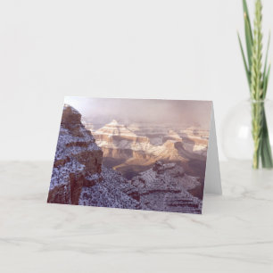 Carte Grand Canyon en hiver