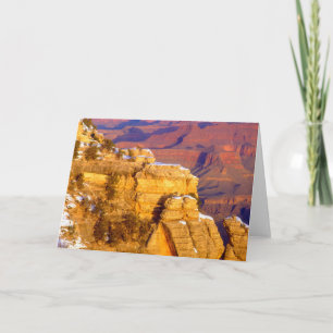 Carte Grand Canyon National Park en hiver