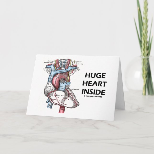 Carte Grand Coeur à l'intérieur (Devant)
