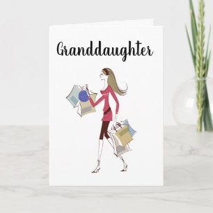 CARTE **GRAND-FILLE** VOUS CÉLÉBRE ! ANNIVERSAIRE