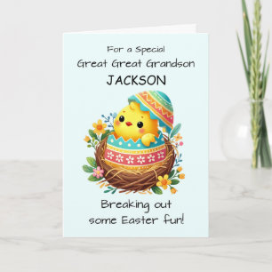 Carte Grand Grand Grand Petit-fils Personnaliser le pous