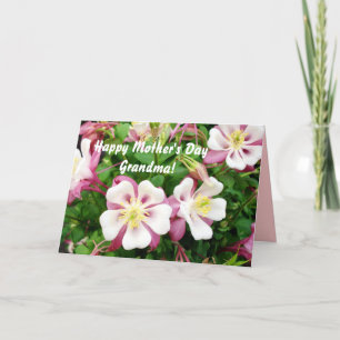 Carte Grand-maman heureuse du jour de mère !