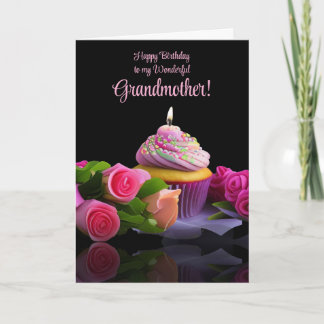 Carte Grand-mère Bonne Fête Roses