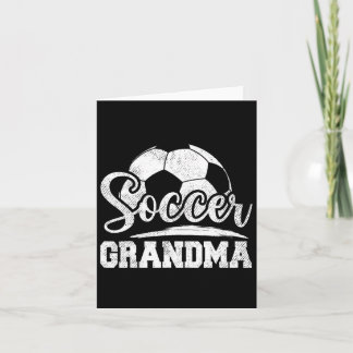 Carte Grand-mère de football Joueuse de football Jour de
