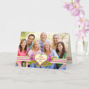Carte Grand-parents Day Love for Grand-mère Photo