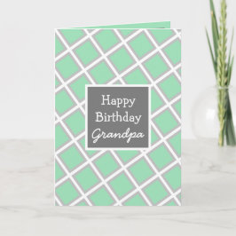 Carte Grand-père d'anniversaire personnalisé moderne