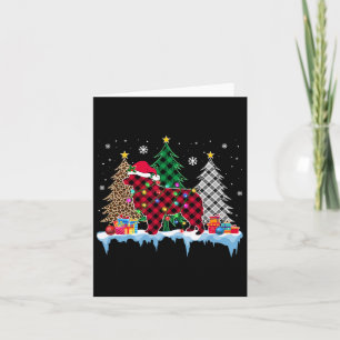 Carte Grand Pyrénées Chien arbre lumières Noël amusants 
