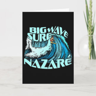 Carte Grand surfeur de vagues 100 Pieds Vague Surf Nazar