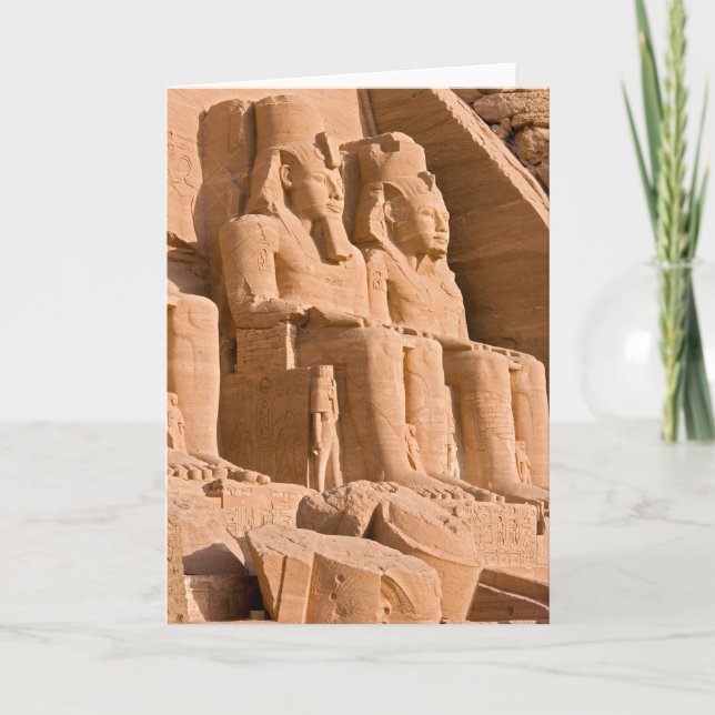 Carte Grand Temple d'Abu Simbel - Ramsès II - Égypte (Devant)