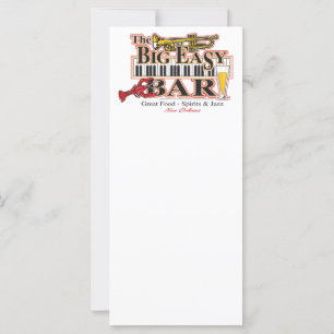 Carte Grande barre facile