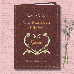 Carte Grande Dame Matriarche Élégante et Unique Livre de
