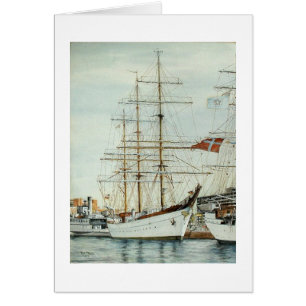 Carte grande de "Gorch Fock" de bateau de Paul