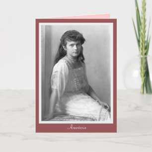 Carte Grande -Duchesse Anastasia Nikolaevna de la Russie