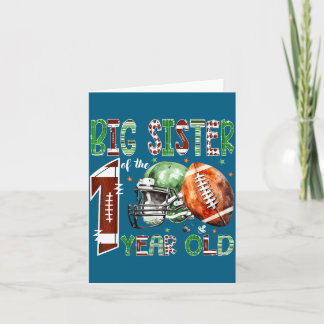 Carte Grande Sœur De L'amateur De Football De 1 An 1er B
