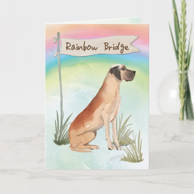 Carte Grande sympathie des animaux de compagnie danois p (Devant)
