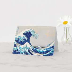 Carte Grande vague au large de Kanagawa - Katsushika Hok