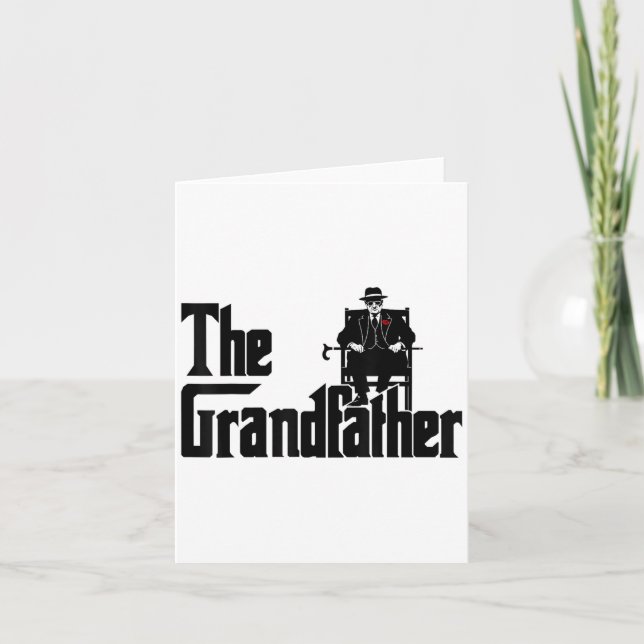 Carte Grandfather Funny Quote Design For Grandpas  (Devant)