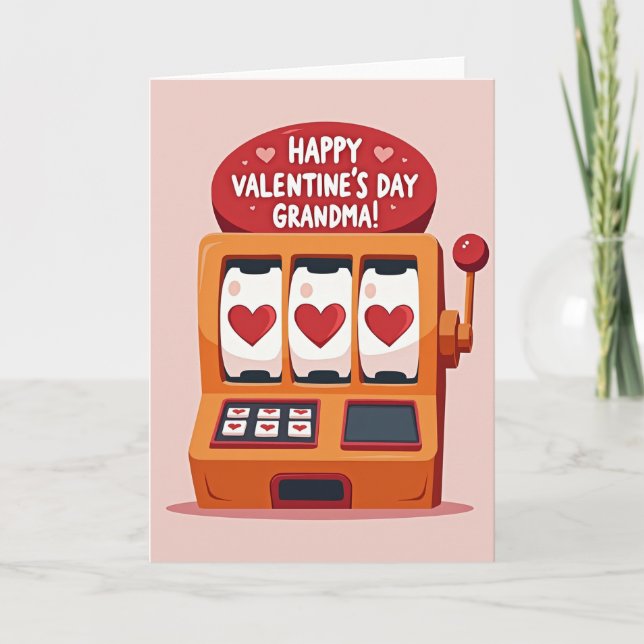 Carte Grandma Valentine Win Card (Devant)
