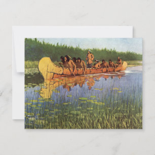Carte Grands explorateurs par Remington, Pionniers Vinta