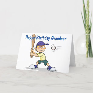 CARTE **GRANDSON** BATAILLE/AVOIR UN JOLI ANNIVERSAIRE