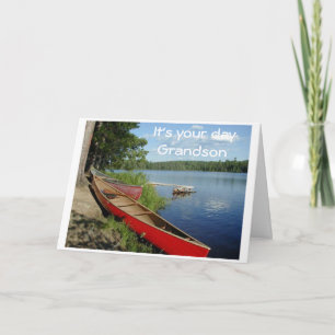 CARTE *GRANDSON* ESPÈRE QUE VOTRE ANNIVERSAIRE EST PROPO