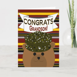 Carte Grandson - Félicitations au soldat de l'Armée!