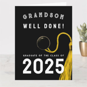Carte Grandson Graduation 2025 Card