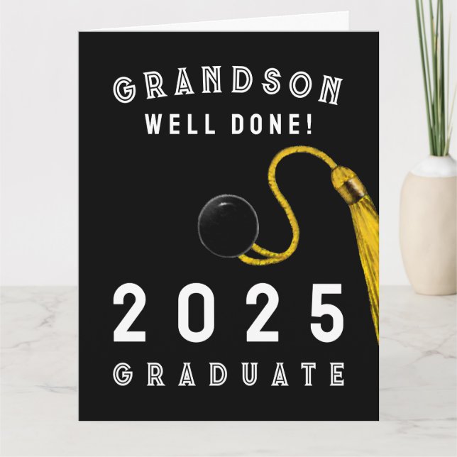 Carte Grandson Graduation 2025 Card (Devant)