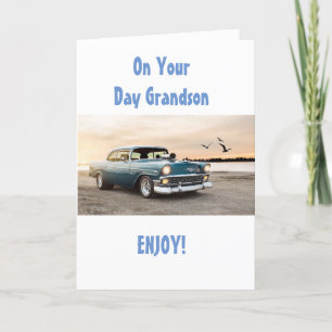 CARTE **GRANDSON** PROFITEZ DE VOTRE ANNIVERSAIRE !