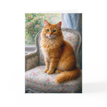 Granny’s Chair, Cat Blank Card