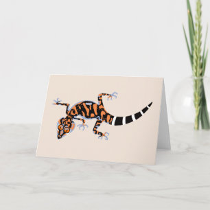 Carte Graphic GECKO -Espèces en voie de disparition - Fa