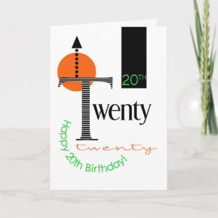 Carte graphique 20e anniversaire