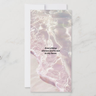 Carte Graphique d'affirmation de manifestation