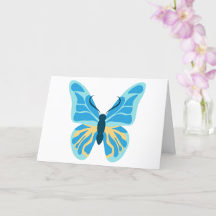 Carte Graphique de couleur personnalisée papillon