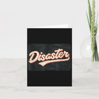 Carte Graphique de discours de désastre génial