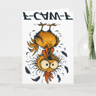 Carte Graphique de poulet drôle F-caw-f pour homme