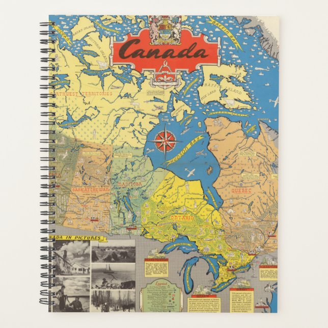 Carte graphique du Canada - Points de repère (Devant)