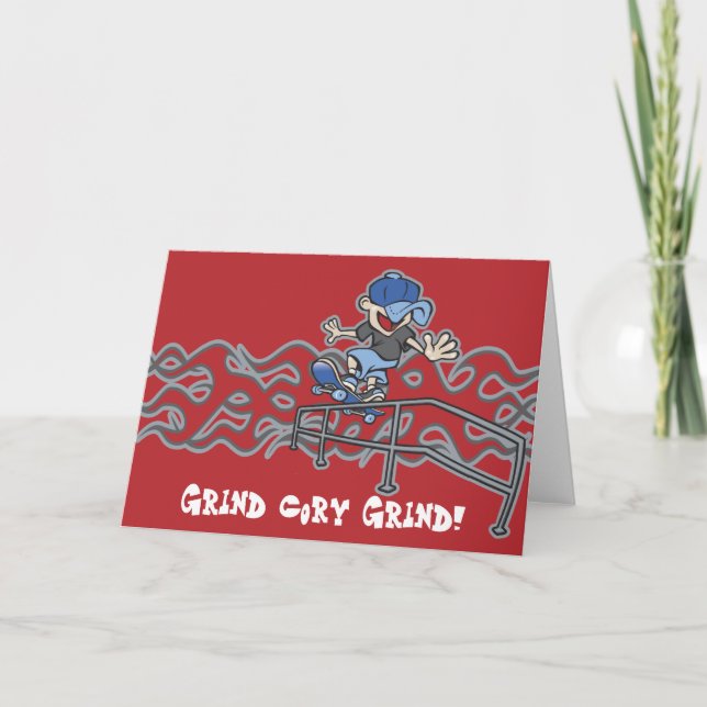 Carte Graphique faisant de la planche à roulettes de (Devant)