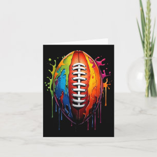 Carte Graphique Football Drip Sports Balle Joueur Garçon