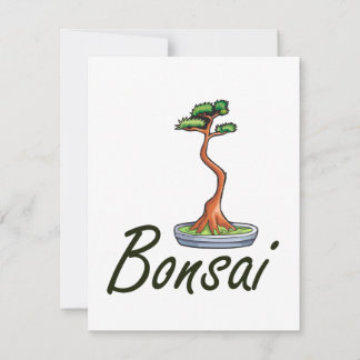Carte Graphique littéraire Bonsai