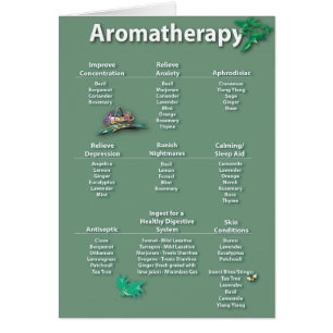 Carte graphique Moss Green Aromathérapie
