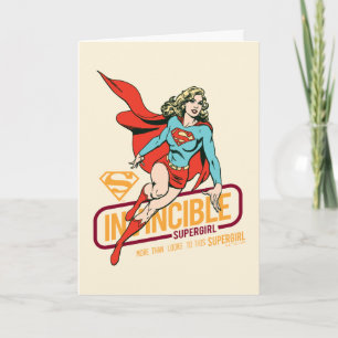 Carte Graphique rétro-invincible Supergirl