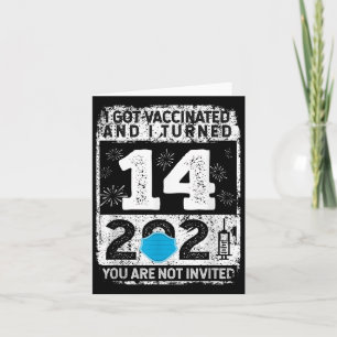Carte Graphique sur les Humours amusants vaccinés 2021 C
