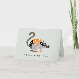 Carte Graphisme cool - NUMBAT - Faune - Australie