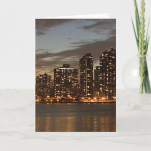 Carte Gratte-ciel de Manhattan la nuit