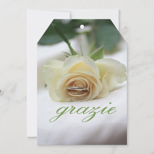 Carte Grazie La Sposa di Sabbia Mariage (Devant)