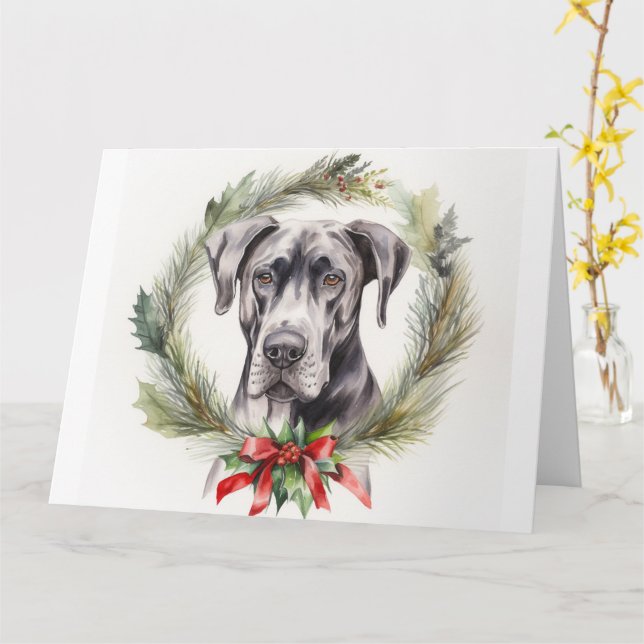 Carte Great Dane (Fleur jaune)